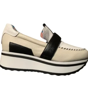 Jose Saenz Casual Shoes | Loafers*Sporty Leather Loafer 3523-BG-BLACK u0026 WHITE
