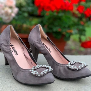 Le Babe Mother Of The Bride Shoes | Heels*1390 Mineral Grey