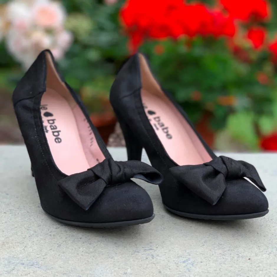 le_babe_black_1.webp Le Babe Mother Of The Bride Shoes | Heels*1384-BLACK