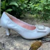 Le Babe Mother Of The Bride Shoes | Heels*Kitten Heel Nappa Leather 3037-PERLA