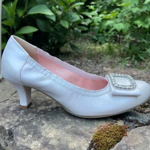 Le Babe Mother Of The Bride Shoes | Heels*Kitten Heel Nappa Leather 3037-PERLA