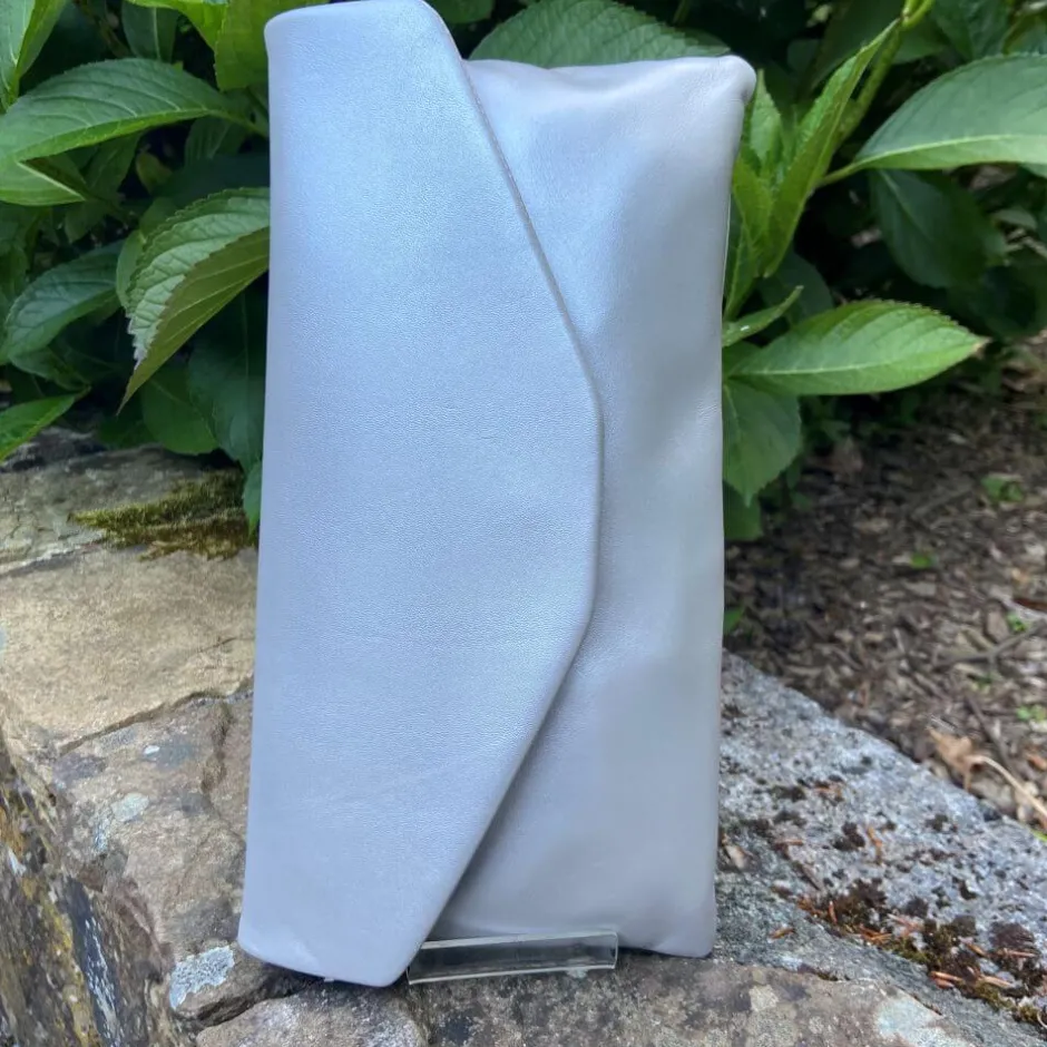 le_babe_nappa_leather_clu_3.webp Le Babe All Bags*Nappa Leather Clutch-GRIGIA