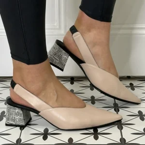 Lodi Sandals | Heels*Block Heel Slingback CHISTA-NUDE