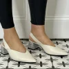 Lodi Heels | Sandals*Block Heel Slingback CHISTA-COTTON