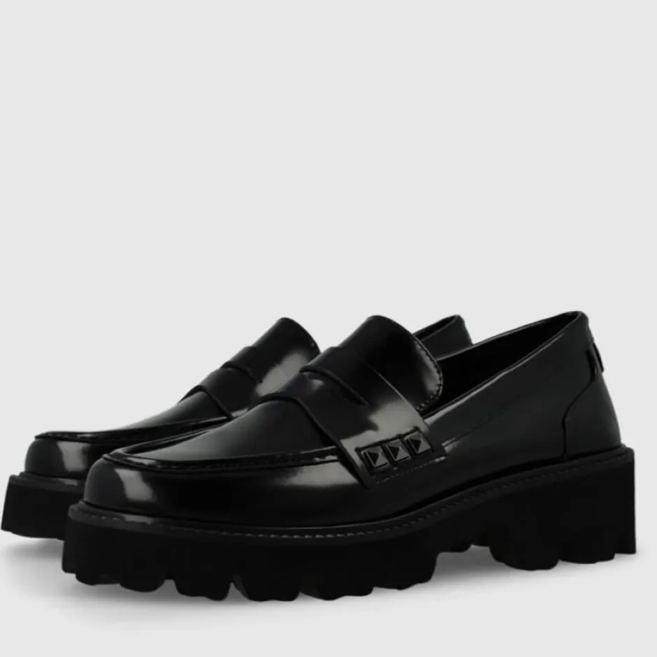 lodi_ce_leather_loaferbla_2.webp Lodi Casual Shoes | Loafers*CE5142 Leather Loafer-BLACK