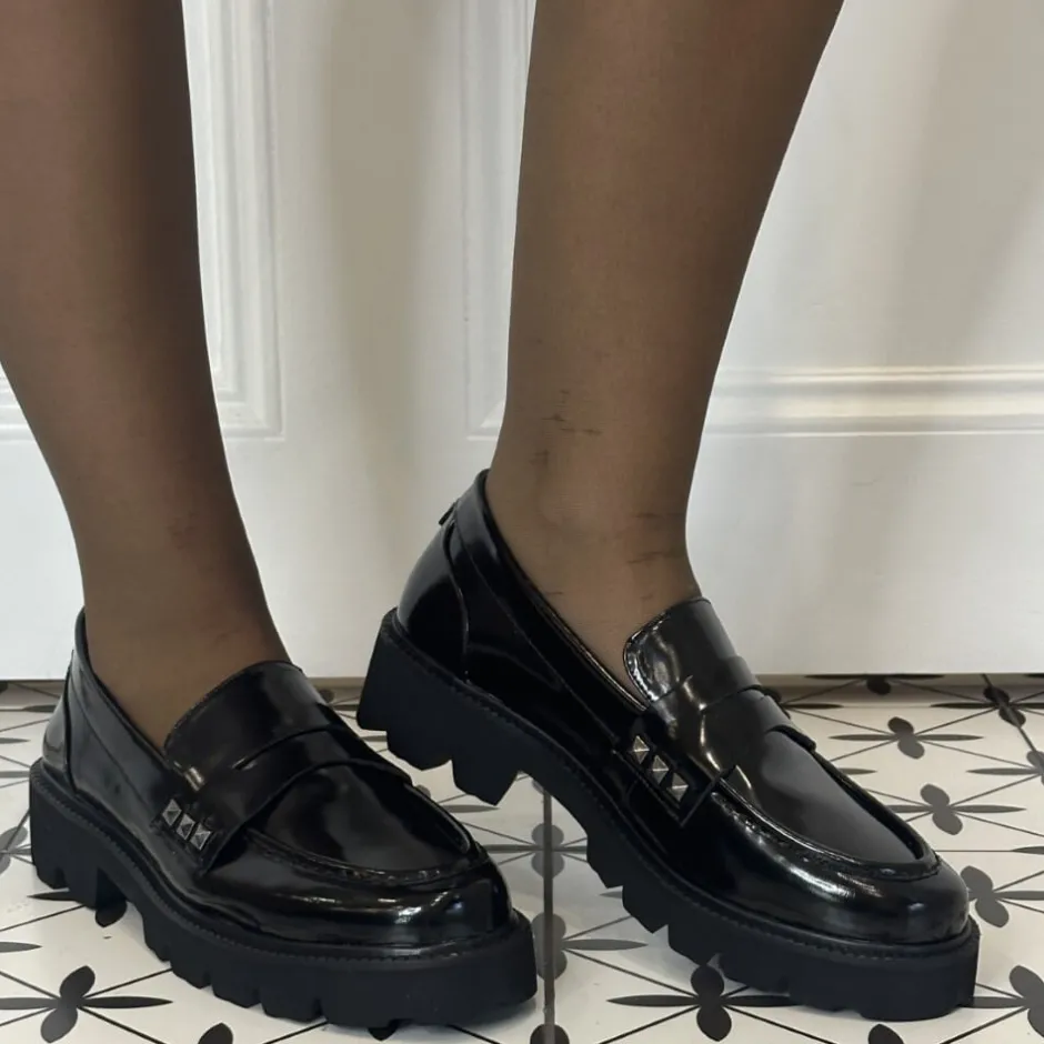 lodi_ce_leather_loaferbla_3.webp Lodi Casual Shoes | Loafers*CE5142 Leather Loafer-BLACK