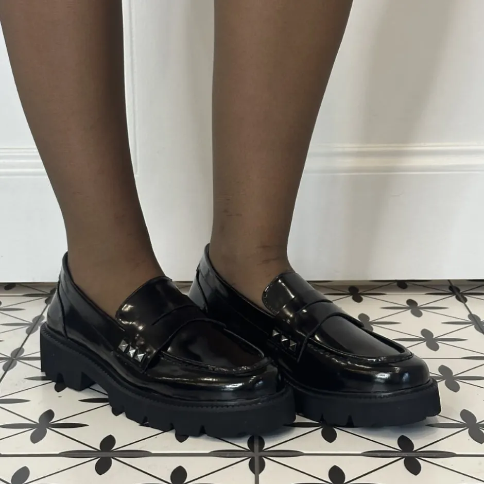 lodi_ce_leather_loaferbla_6.webp Lodi Casual Shoes | Loafers*CE5142 Leather Loafer-BLACK