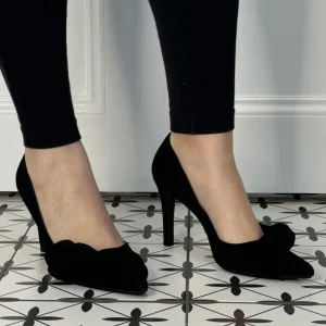 Lodi Heels*RILER Court Shoe-BLACK