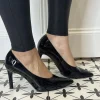 Lodi Heels*RINATA Court Shoe-BLACK