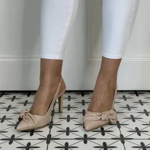 Lodi Heels*RUSILEO Slingback-NUDE