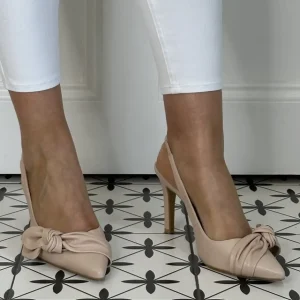 Lodi Heels*RUSILEO Slingback-NUDE