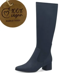 MARCO TOZZI Knee High Boots*2-25524 Knee High Boots Vegan-NAVY