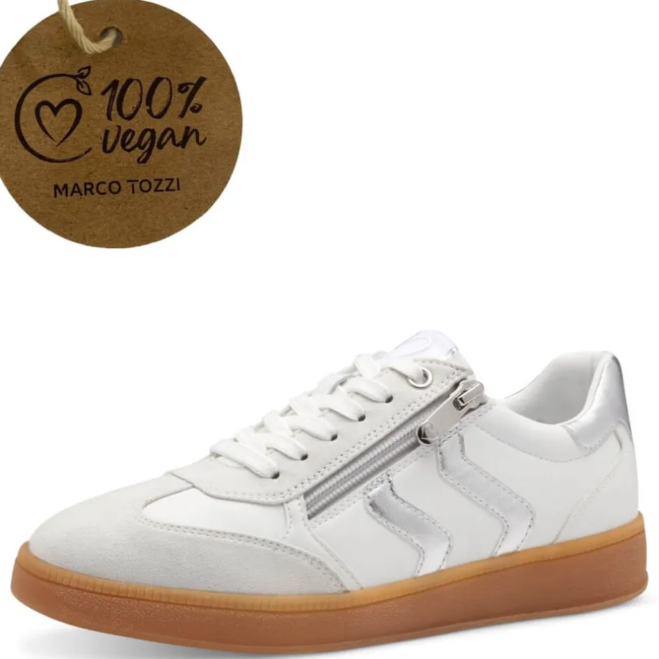 marco_tozzi__vegan_traine_0-1.webp MARCO TOZZI Casual Shoes | Trainers*2-23739 Vegan Trainers -WHITE