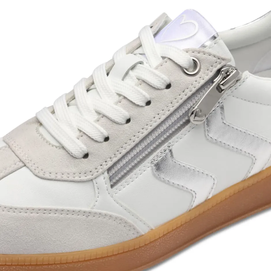 marco_tozzi__vegan_traine_2-1.webp MARCO TOZZI Casual Shoes | Trainers*2-23739 Vegan Trainers -WHITE