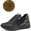 MARCO TOZZI Casual Shoes | Trainers*2-23735 Wedge Lace-up Vegan-BLACK