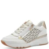 MARCO TOZZI Casual Shoes | Wedges*2-23721 Wedge Trainer-WHITE MULTI