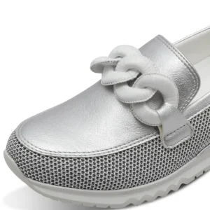 MARCO TOZZI Casual Shoes | Loafers*Slip-on 2-24720-SILVER