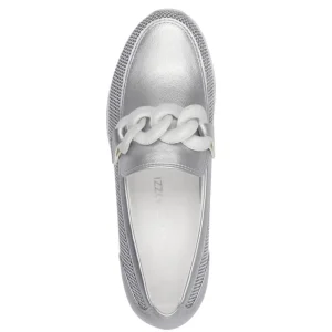 MARCO TOZZI Casual Shoes | Loafers*Slip-on 2-24720-SILVER