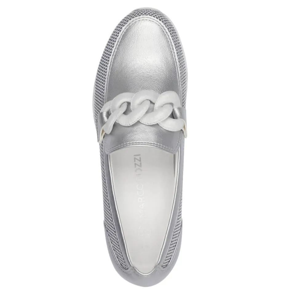 marco_tozzi_slipon_silver_3.webp MARCO TOZZI Casual Shoes | Loafers*Slip-on 2-24720-SILVER
