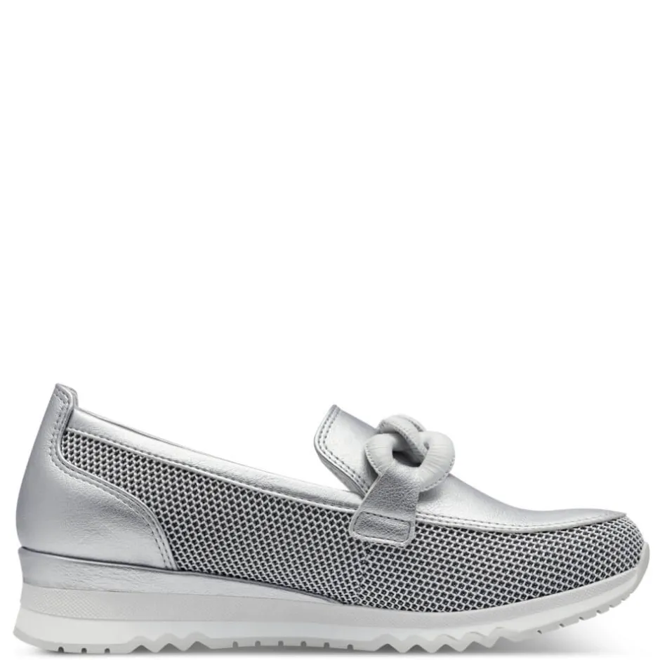 marco_tozzi_slipon_silver_4.webp MARCO TOZZI Casual Shoes | Loafers*Slip-on 2-24720-SILVER