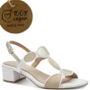 MARCO TOZZI Casual Shoes | Sandals*Vegan Sandal 2-28231 White Beige