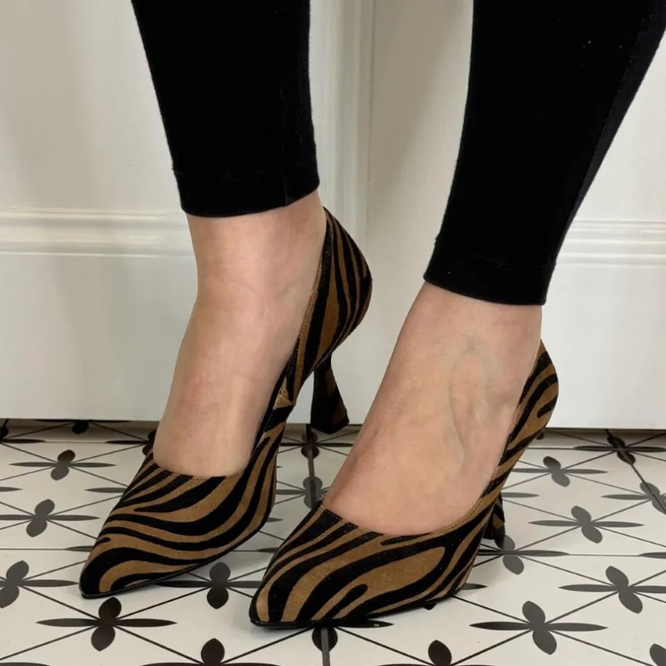 marian__heelzebra_2.webp Marian Casual Shoes | Heels*4100 Heel-ZEBRA