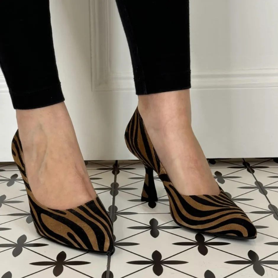 marian__heelzebra_3.webp Marian Casual Shoes | Heels*4100 Heel-ZEBRA