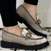 Marian Casual Shoes | Loafers*9102 Velvet Loafer-DESERT
