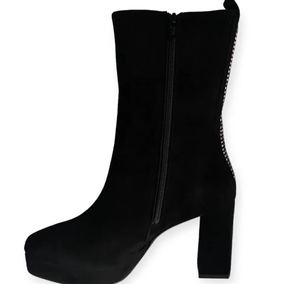 marian_mid_calf_suede_ank_4.webp Marian Ankle Boots*Mid Calf Suede Ankle Boot 25800-BLACK