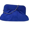Marian All Bags*Suede Clutch 205 Electric Blue