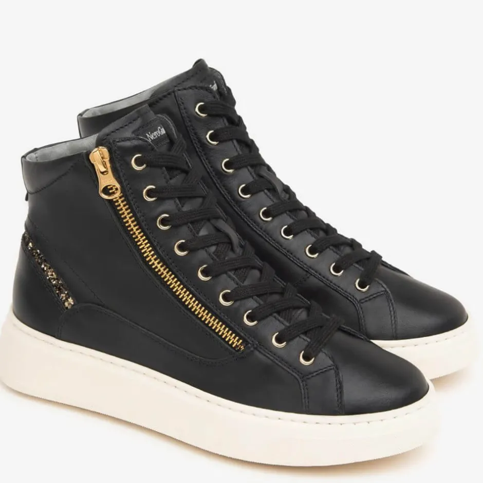 nerogiardini_id_hitop_tra_1.webp Nero Giardini Trainers | Ankle Boots*NeroGiardini I411601D Hi-Top Trainer-BLACK
