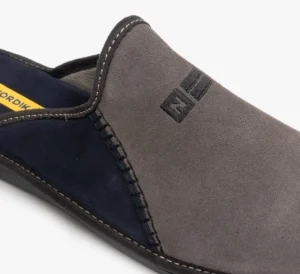 Nordikas Slippers*9182 Slip-on-GREY BLUE
