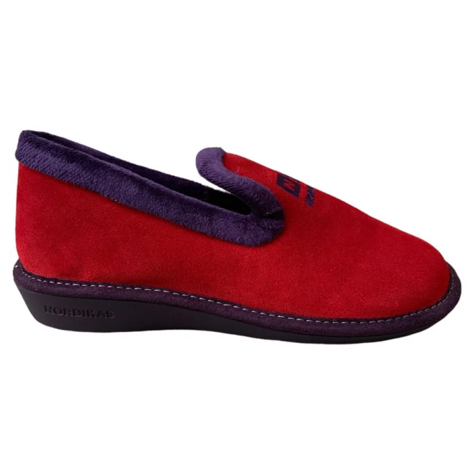 nordikas__suede_cereza_re_0.webp Nordikas Slippers*305 Suede -CEREZA RED