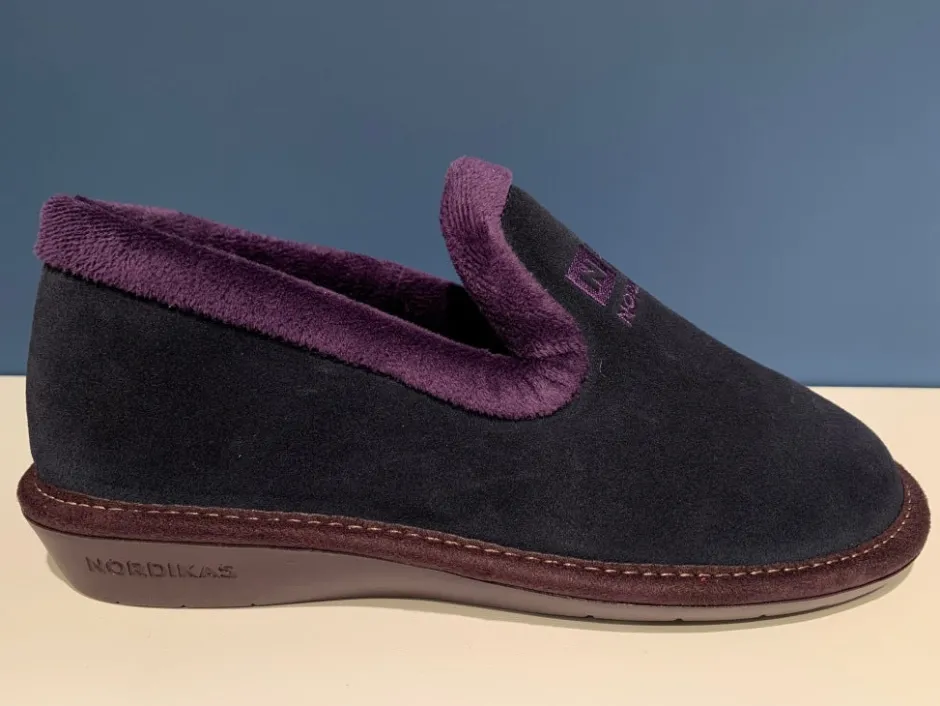 nordikas__suede_marino_0.webp Nordikas Slippers*305 Suede -MARINO