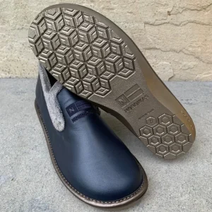 Nordikas Slippers*Leather 305 -MARINO