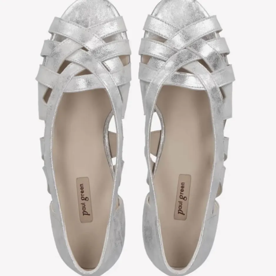 paul_green__ballerinas_si_1.webp Paul Green Casual Shoes | Sandals*6117 Ballerinas -SILVER