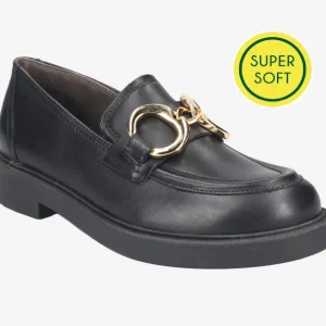 Paul Green Casual Shoes | Loafers*1008 Chunky Loafer-BLACK LEATHER