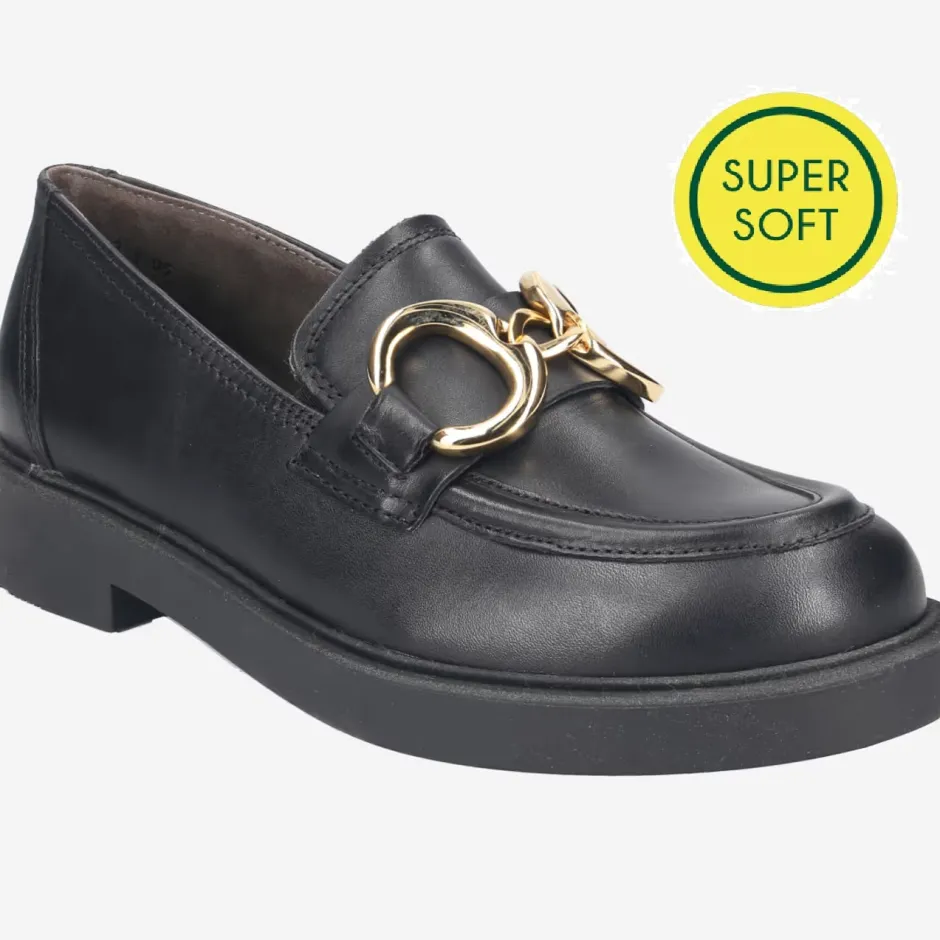 paul_green__chunky_loafer_0.webp Paul Green Casual Shoes | Loafers*1008 Chunky Loafer-BLACK LEATHER
