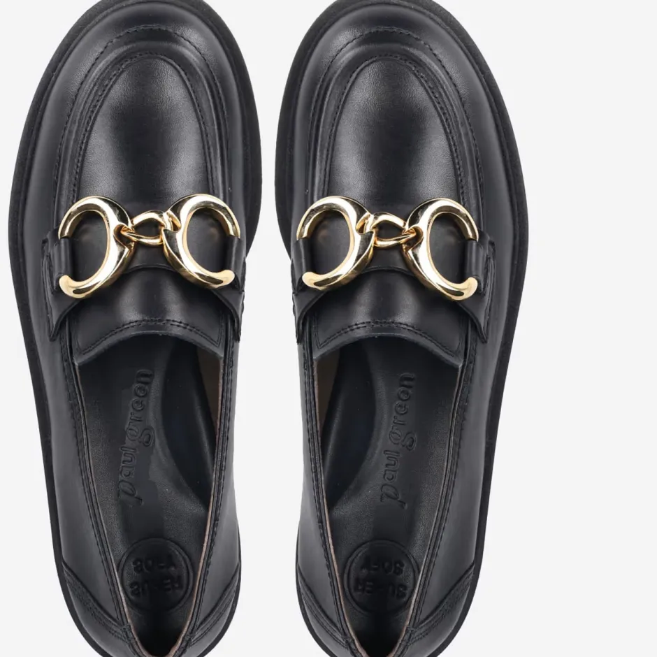 paul_green__chunky_loafer_2.webp Paul Green Casual Shoes | Loafers*1008 Chunky Loafer-BLACK LEATHER