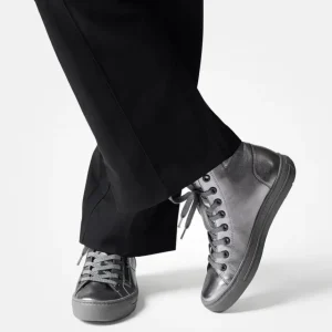 Paul Green Trainers | Ankle Boots*4024 Hi-Top-DARK SILVER CLAY
