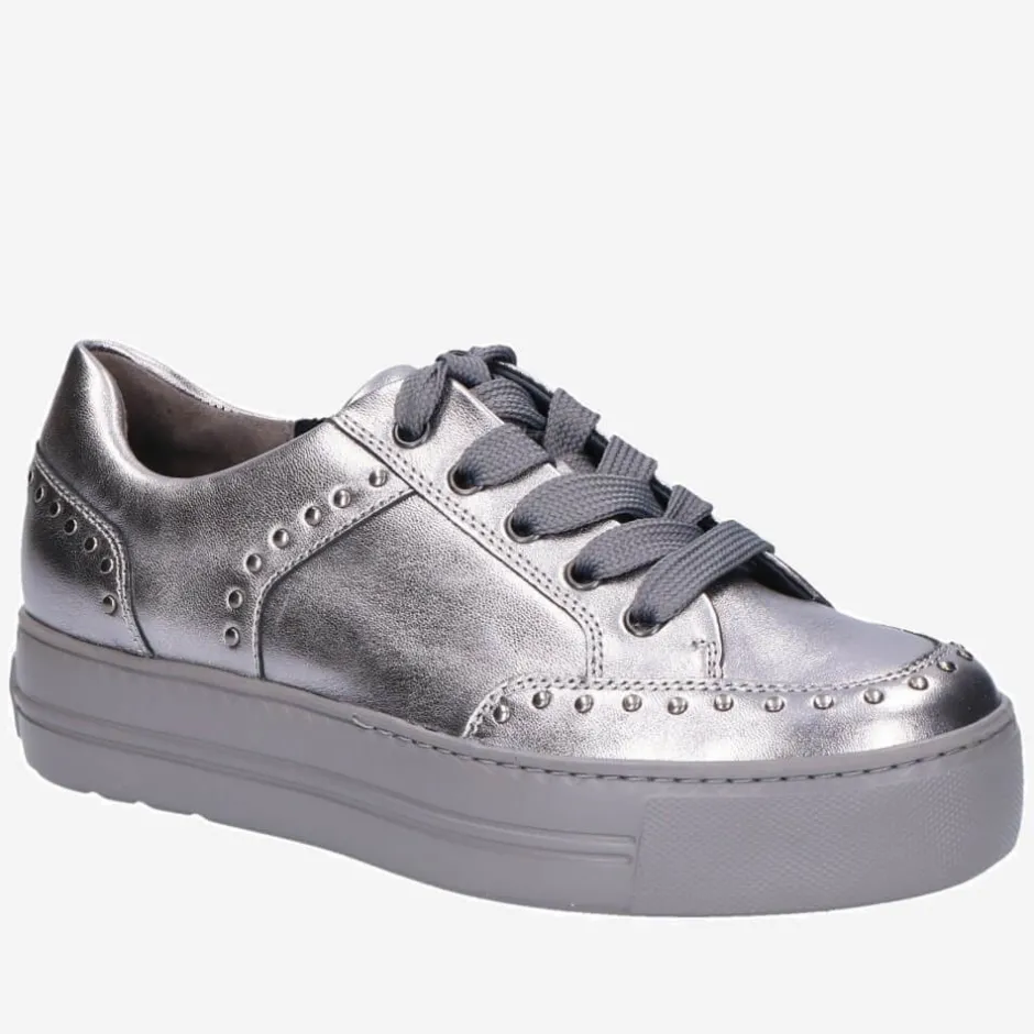 paul_green_dark_clay_silv_0.webp Paul Green Casual Shoes | Trainers*5381-DARK CLAY SILVER
