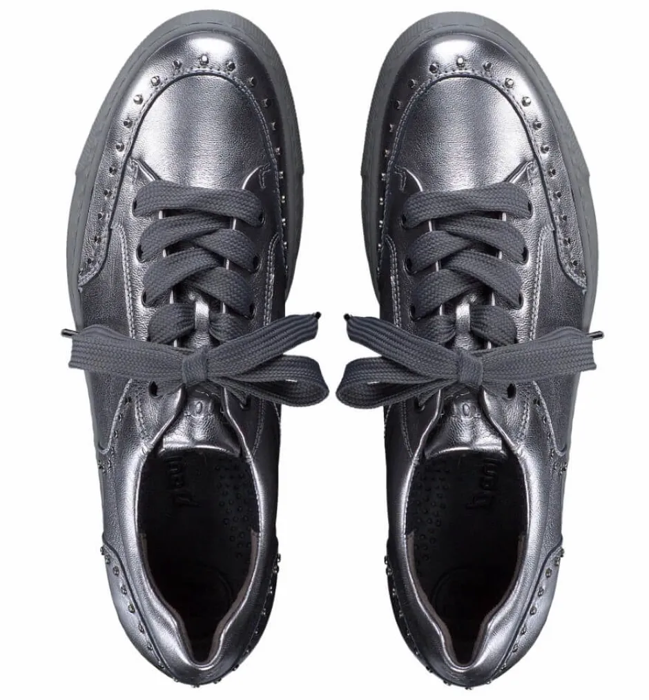 paul_green_dark_clay_silv_1.webp Paul Green Casual Shoes | Trainers*5381-DARK CLAY SILVER