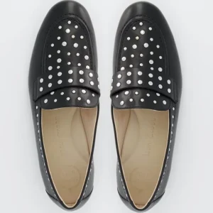 Paul Green Casual Shoes | Loafers*Leather Loafer with studs 1137-BLACK
