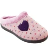 Roal PumaFlex Slippers*Roal R12221 Heart PumaFlex Slipper-PINK