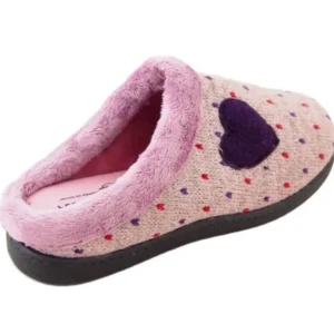 Roal PumaFlex Slippers*Roal R12221 Heart PumaFlex Slipper-PINK