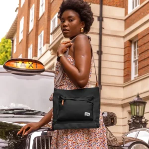 Roka All Bags*KENNINGTON SUSTAINABLE CROSSBODY -BLACK