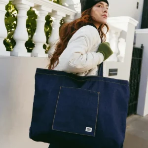 Roka All Bags*PORTOBELLO TOTE-DEMIN BLUE