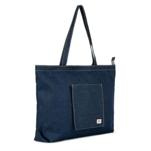 Roka All Bags*PORTOBELLO TOTE-DEMIN BLUE