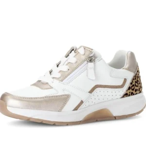 Rolling Soft Walking Shoes | Casual Shoes*Rollingsoft Walking Shoes Adora Adora 66.878-White, Gold, Leopard