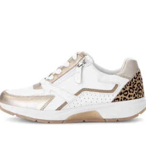 Rolling Soft Walking Shoes | Casual Shoes*Rollingsoft Walking Shoes Adora Adora 66.878-White, Gold, Leopard